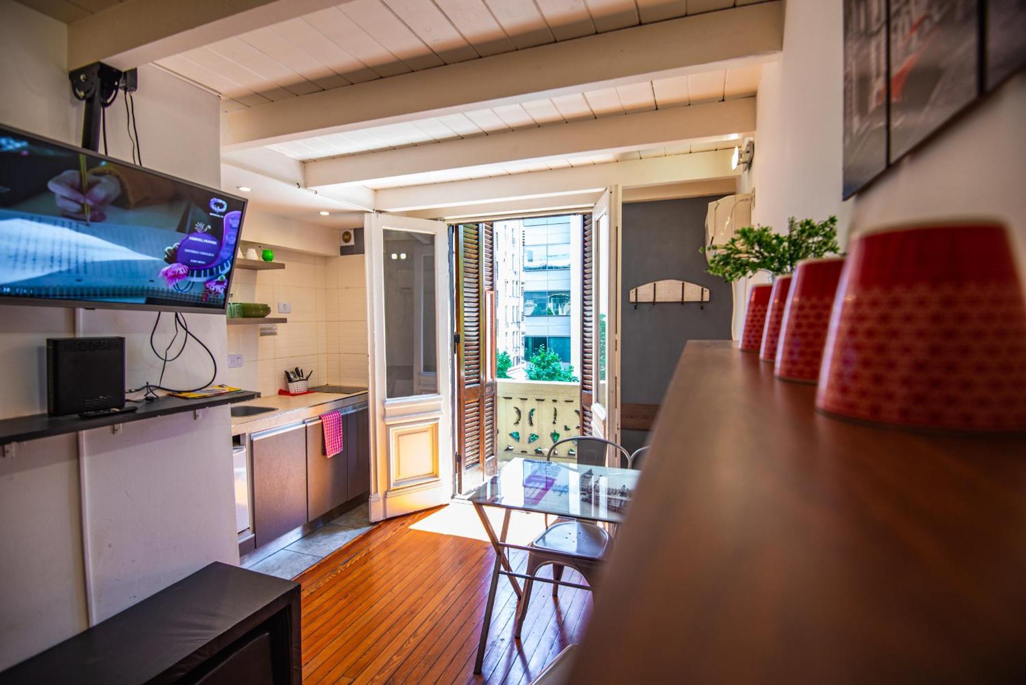 בואנוס איירס Duplex En Centro Historico Y Turistico Sobre Av. De Mayo מראה חיצוני תמונה
